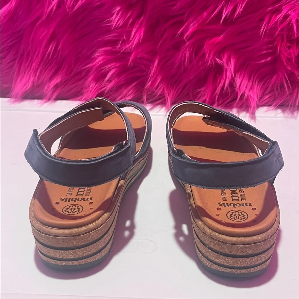 Ladies MOBILS Blue Sandals